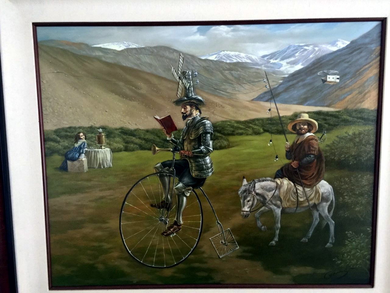 Michael Cheval - DON QUIXOTE - Oil on Canvas