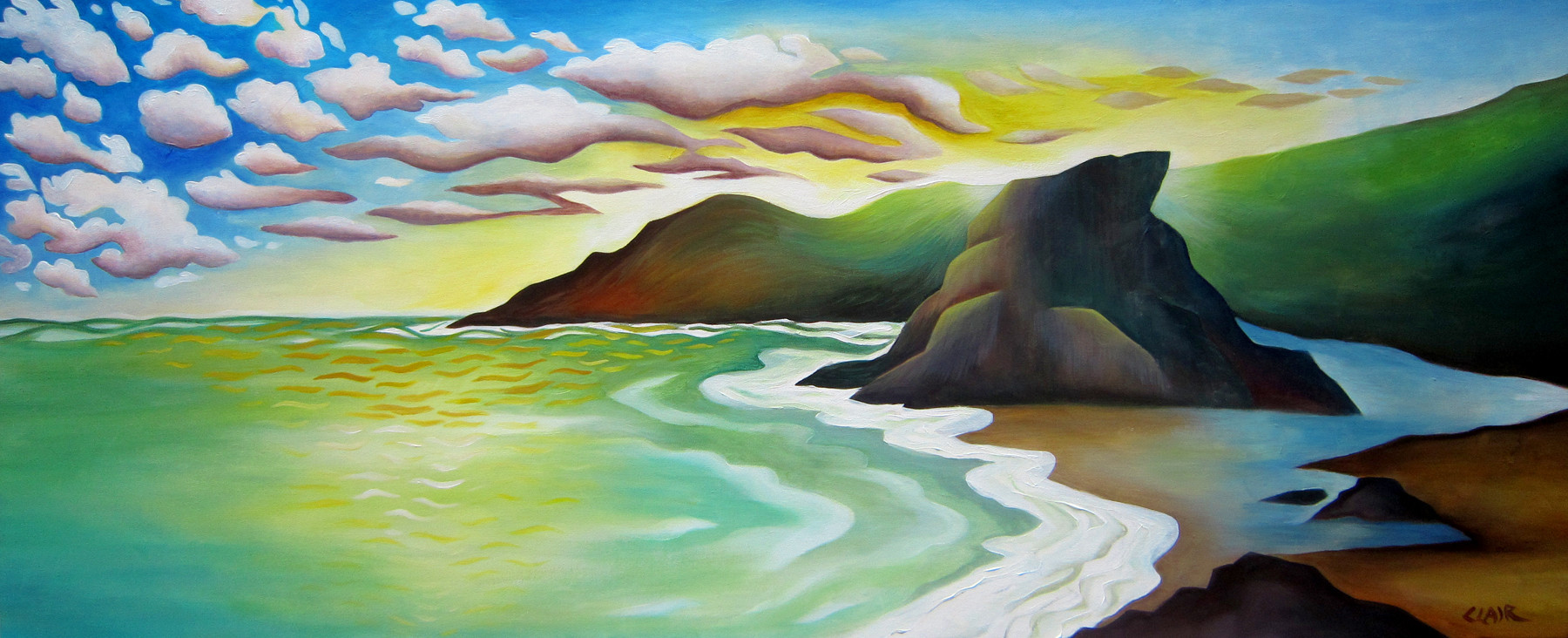 Stephanie Clair - PIHA SUNSET