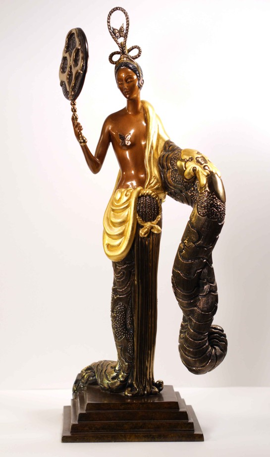 Erte - Bamboo - Bronze Sculpture - Signed & Numbered