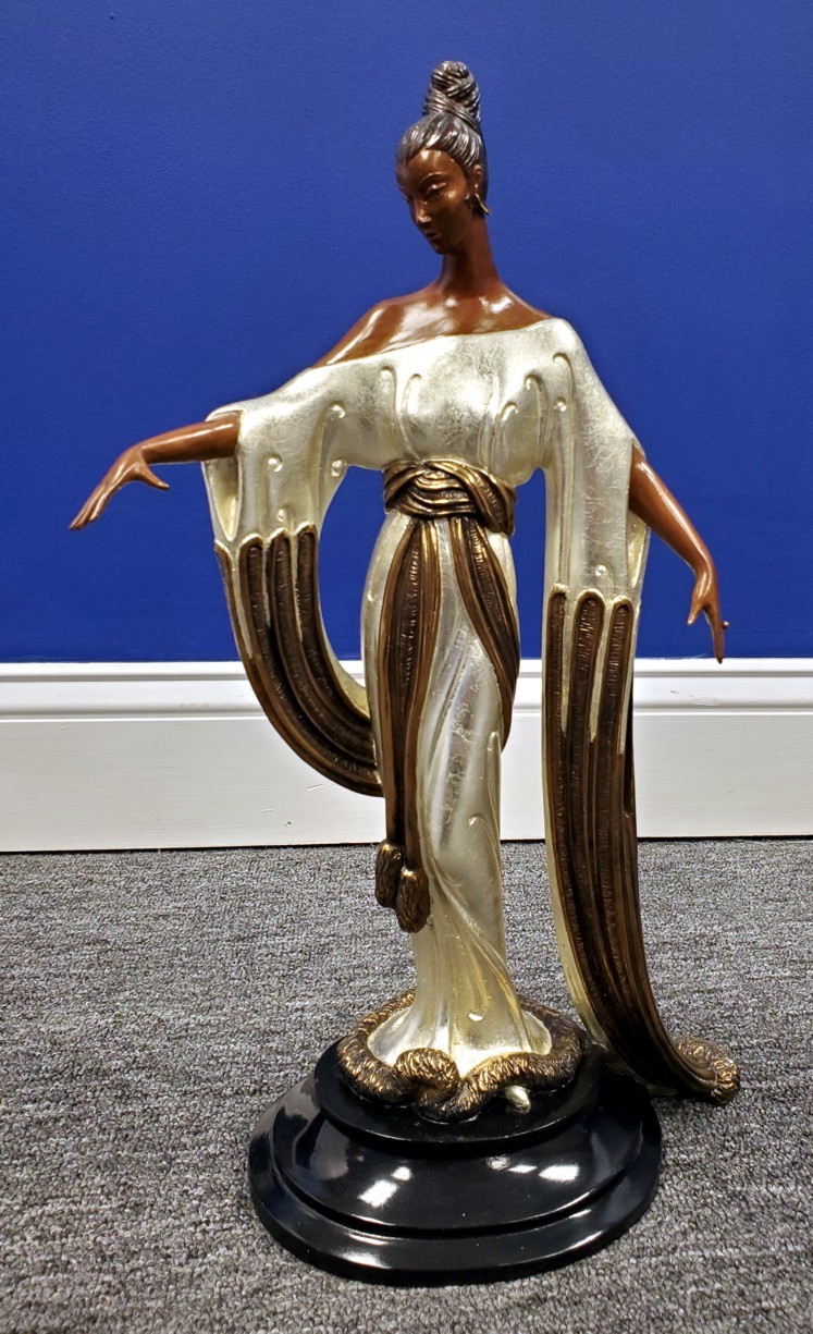 Erte - negligee - Bronze Sculpture - Signed & Numbered