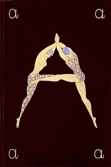 Erte' - Alphabet Letter A - Serigraph