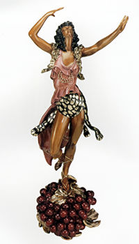 Erte' - Bacchante Bronze Sculpture - Signed & Numbered