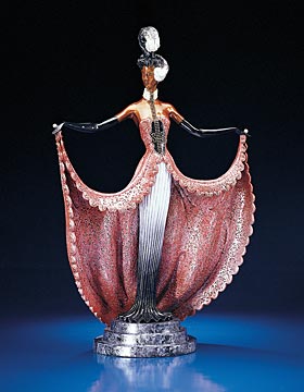 Erte' - Cabaret Bronze Sculpture - Signed & Numbered