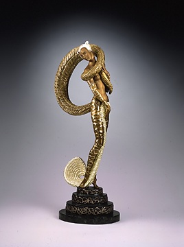 Erte' - Masquerade Bronze Sculpture - Signed & Numbered