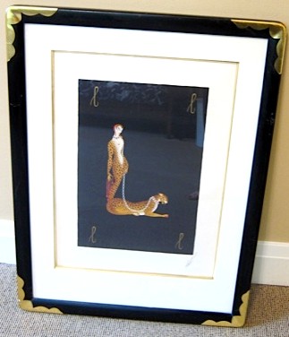 Erte - Alphabet Letter L - Serigraph - Signed & Numbered