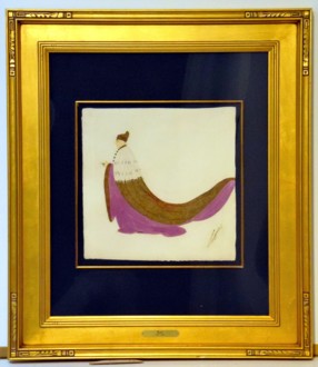 Erte' - Le Doge original Gouache 1919