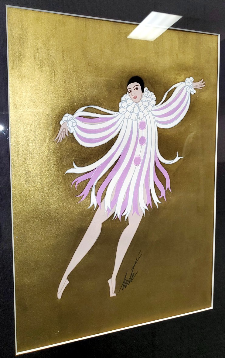 Erte' - Scaramouche Suite - original Gouache