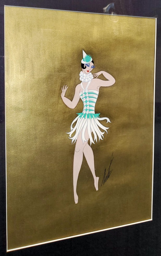 Erte' - Scaramouche Suite - original Gouache