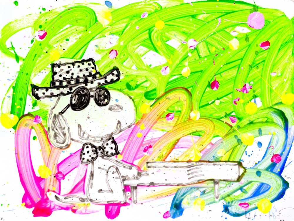 Tom Everhart - Working on My Brand - Original Painting