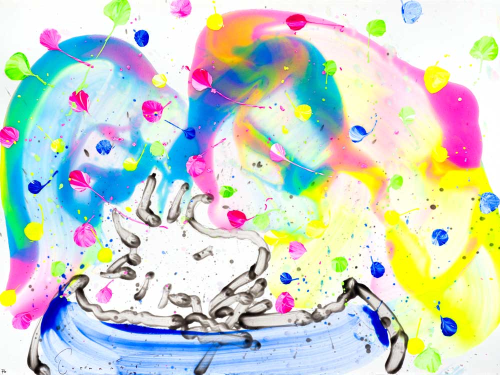 Tom Everhart - Working on My Brand - Original Painting