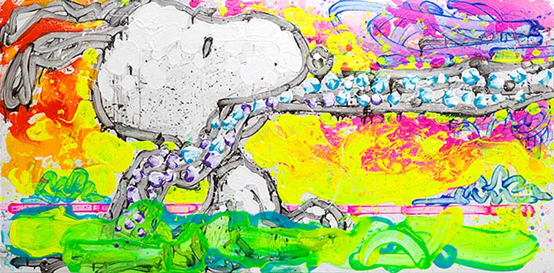 Tom Everhart Snoopy in paintings