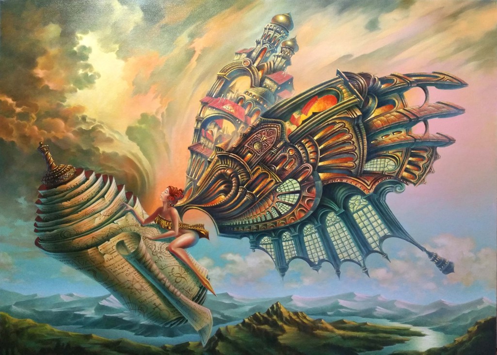 Alex Fishgoyt - Metamorphosis - original painting