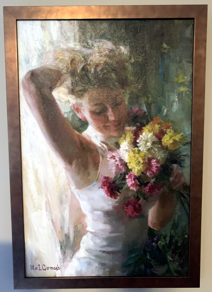 Flowers of Love - original painting -
by Michael and Inessa Garmash