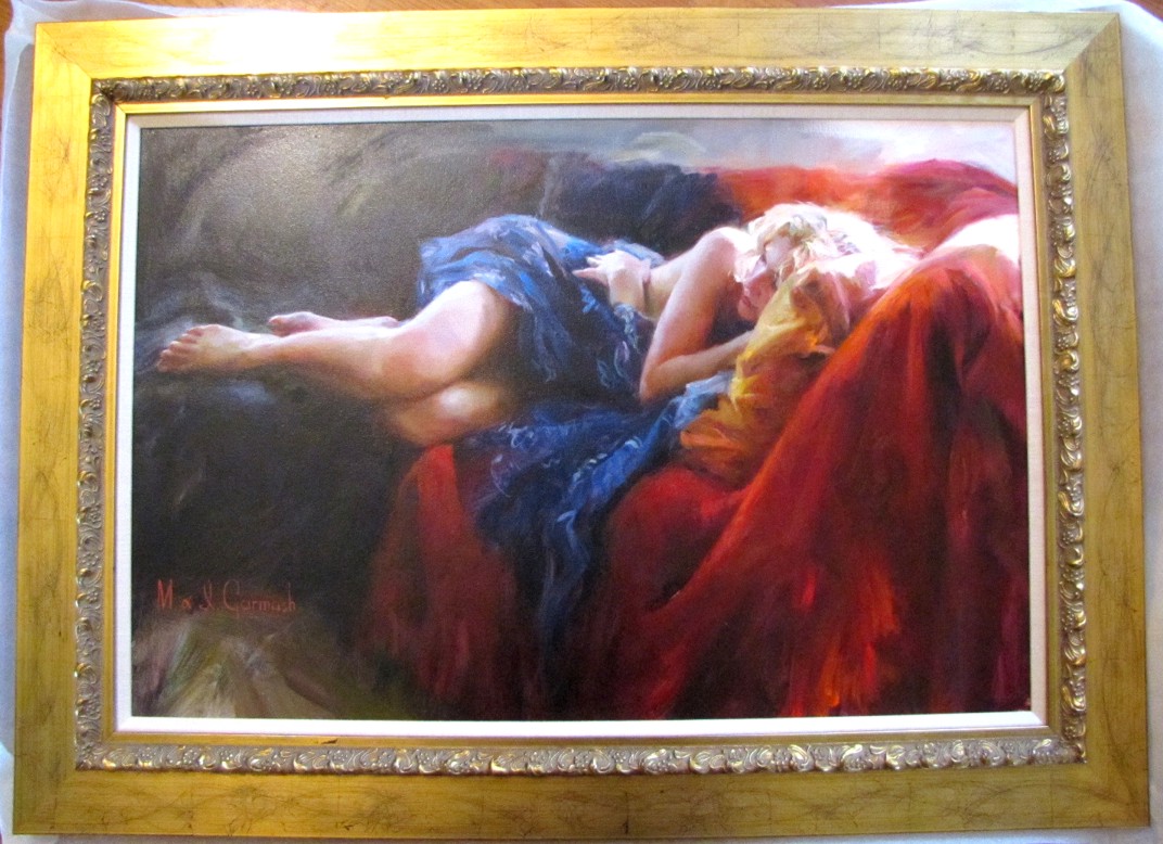 Beauty - original painting -
by Michael and Inessa Garmash