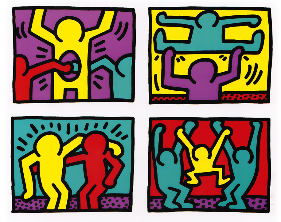 Keith Haring - Pop Shop Quad I.