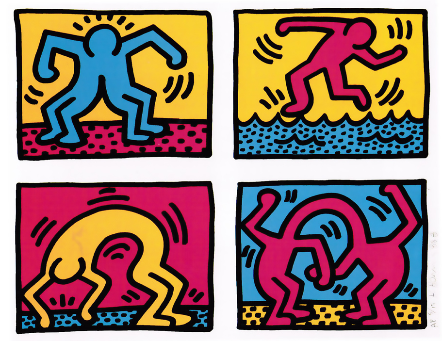 Keith Haring - Pop Shop Quad II