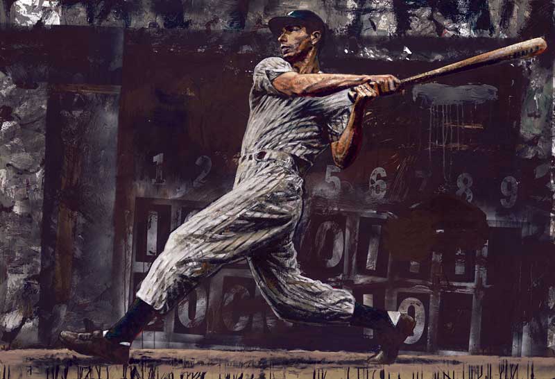 Stephen Holland - Joe DiMaggio - limited edition print