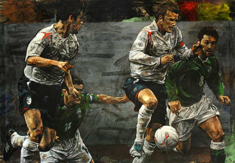 Stephen Holland - David Beckham - original painting