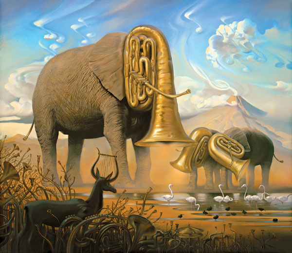 AFRICAN SONATA by Vladimir Kush