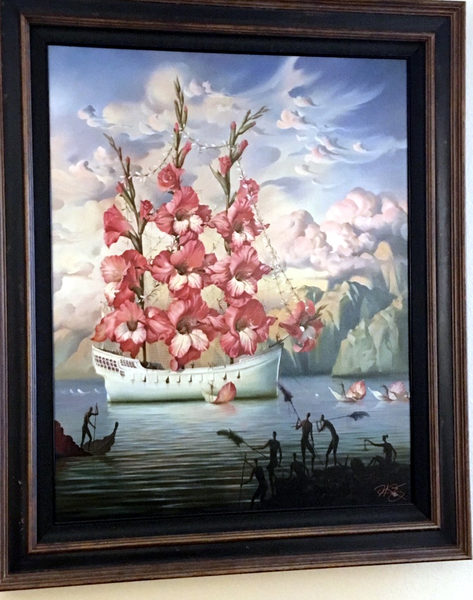 ARRIVAL OF THE FLOWER SHIP

Edition: 325 by Vladimir Kush