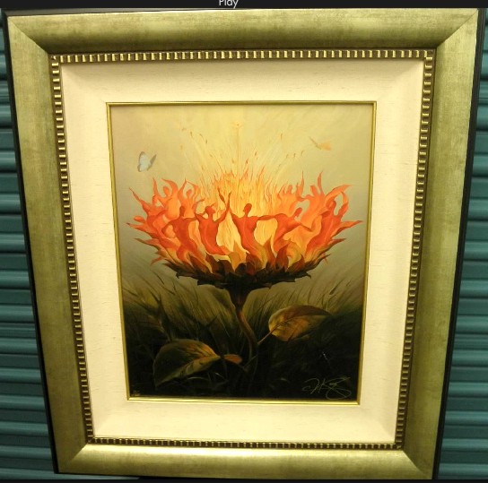 Fiery Dance by Vladimir Kush