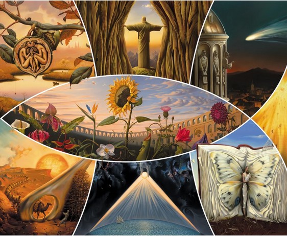 matrix of religion by Vladimir Kush