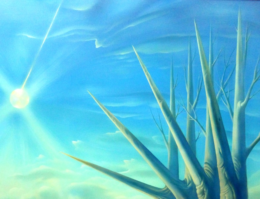Vladimir Kush - Time Account - Original oil on canvas painting