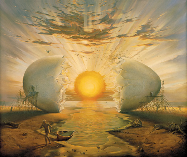 FISHERMAN FOR THE SOULS  Vladimir Kush - Kush Fine Art