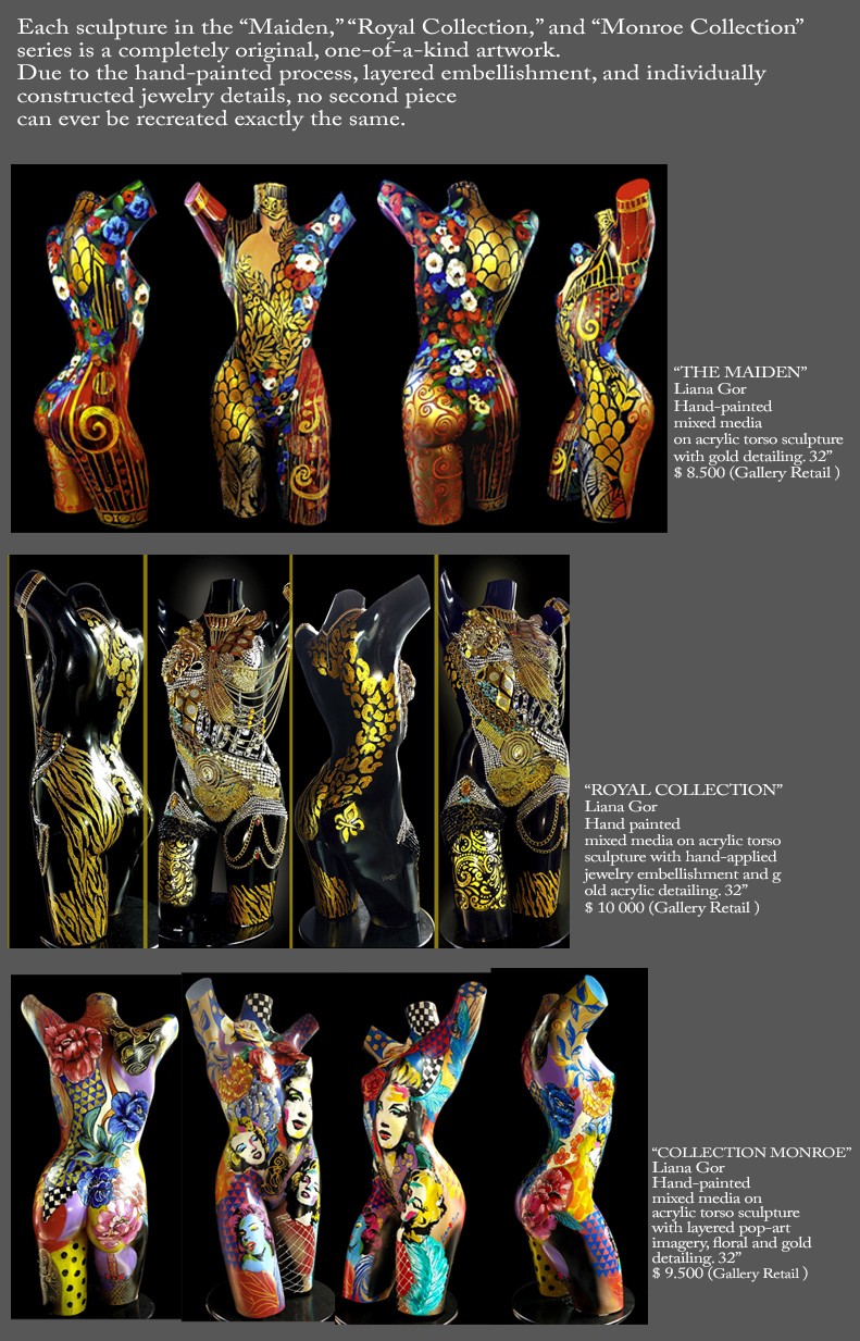 Liana Gor - Original Sculpture Painting