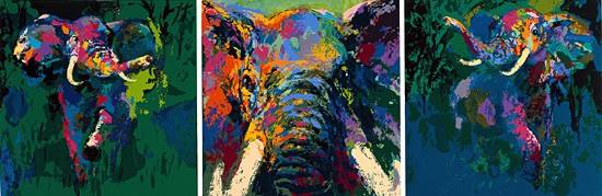 Leroy Neiman - Portrait of an Elephant