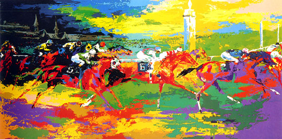 Leroy Neiman - KENTUCKY DERBY