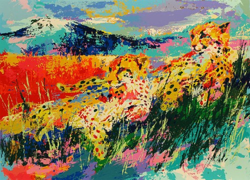 Leroy Neiman - Kilimanjaro Cheetah