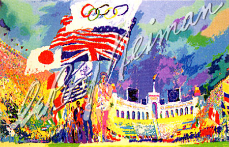 Leroy Neiman - Opening Ceremonies XXIII - 1984