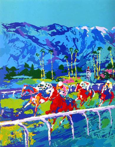 Leroy Neiman - SANTA ANITA