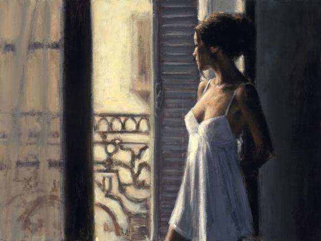 Fabian Perez - Balcony at Buenos Aires 10