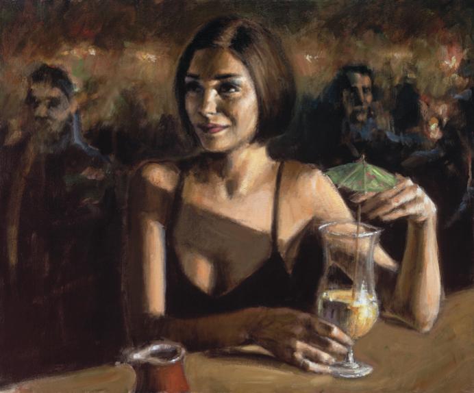 Fabian Perez - Cocktail in Maui