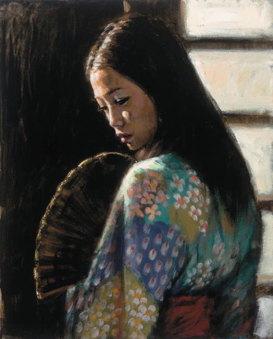 Fabian Perez - Study for Japanese Girl 2