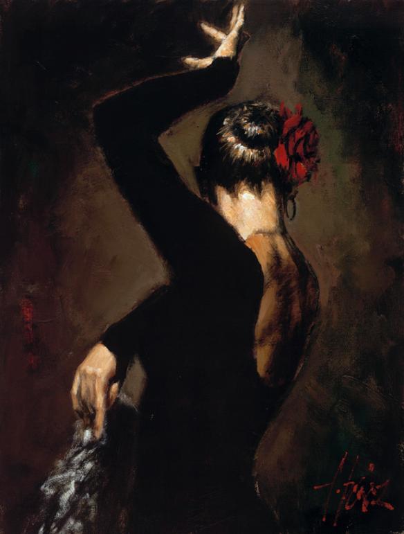 Fabian Perez - Terciopelo negro 2