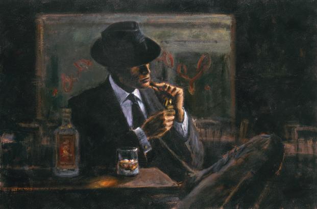 Fabian Perez - WHISKEY AT LAS BRUJAS