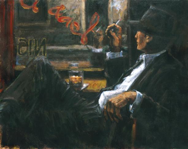 Fabian Perez - WHISKEY AT LAS BRUJAS II