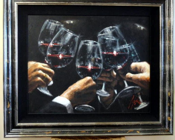 Fabian Perez - FOR A BETTER LIFE VI original painting