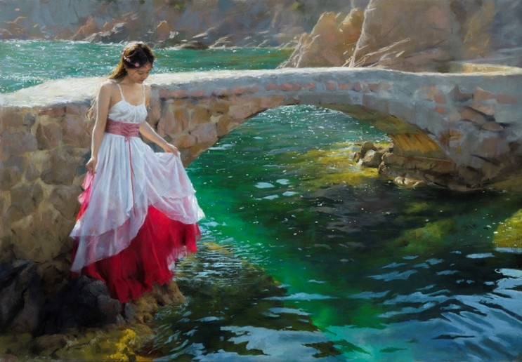 Vicente Romero - crossing-the-bridge - limited edition print