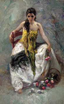 La Lozana Fine Art by Jose Royo - Serigraph on Panel