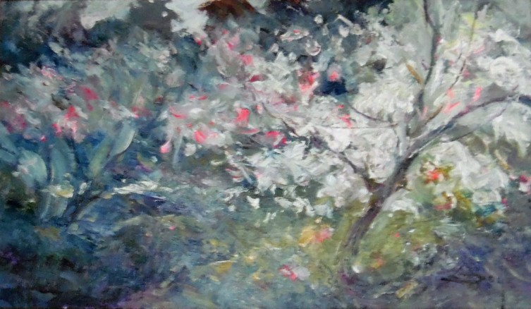 Landscape Original Oil on Canvas Painting Fine Art by Jose Royo