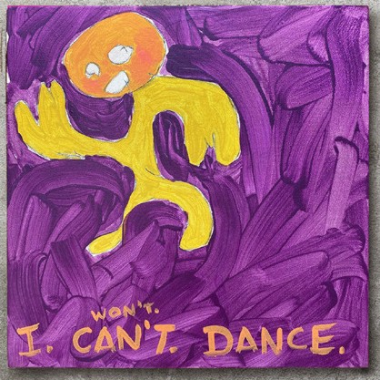 Santiago Lozano - Drawings I Cant Dance - original painting