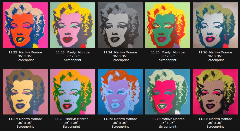 Andy Warhol - Marilyn - Sunday B Morning