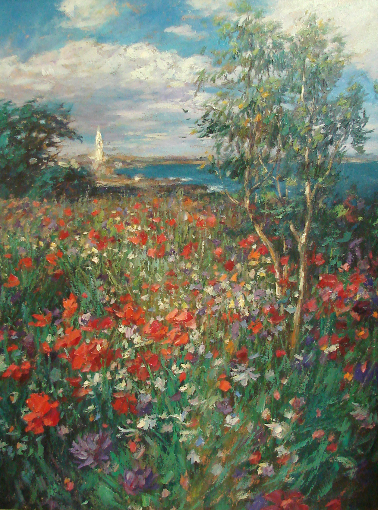 40x30 original painting by Cao Yong