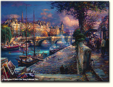 BANKS OF LA SEINE by Cao Yong